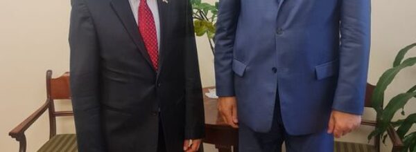 Spotkanie ambasadora z dyrektorem Departamentu Polityki Europejskiej MSZ