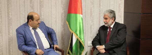 أبو زيد يستقبل سفير دولة فلسطين لدى بولندا