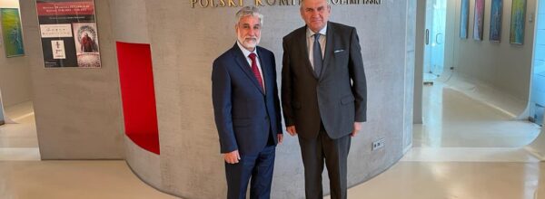 لقاء السفير مع رئيس اللجنة الأولمبية البولندية