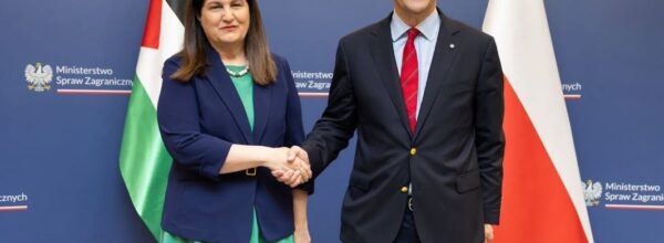 Spotkanie ministrów spraw zagranicznych Palestyny i Polski